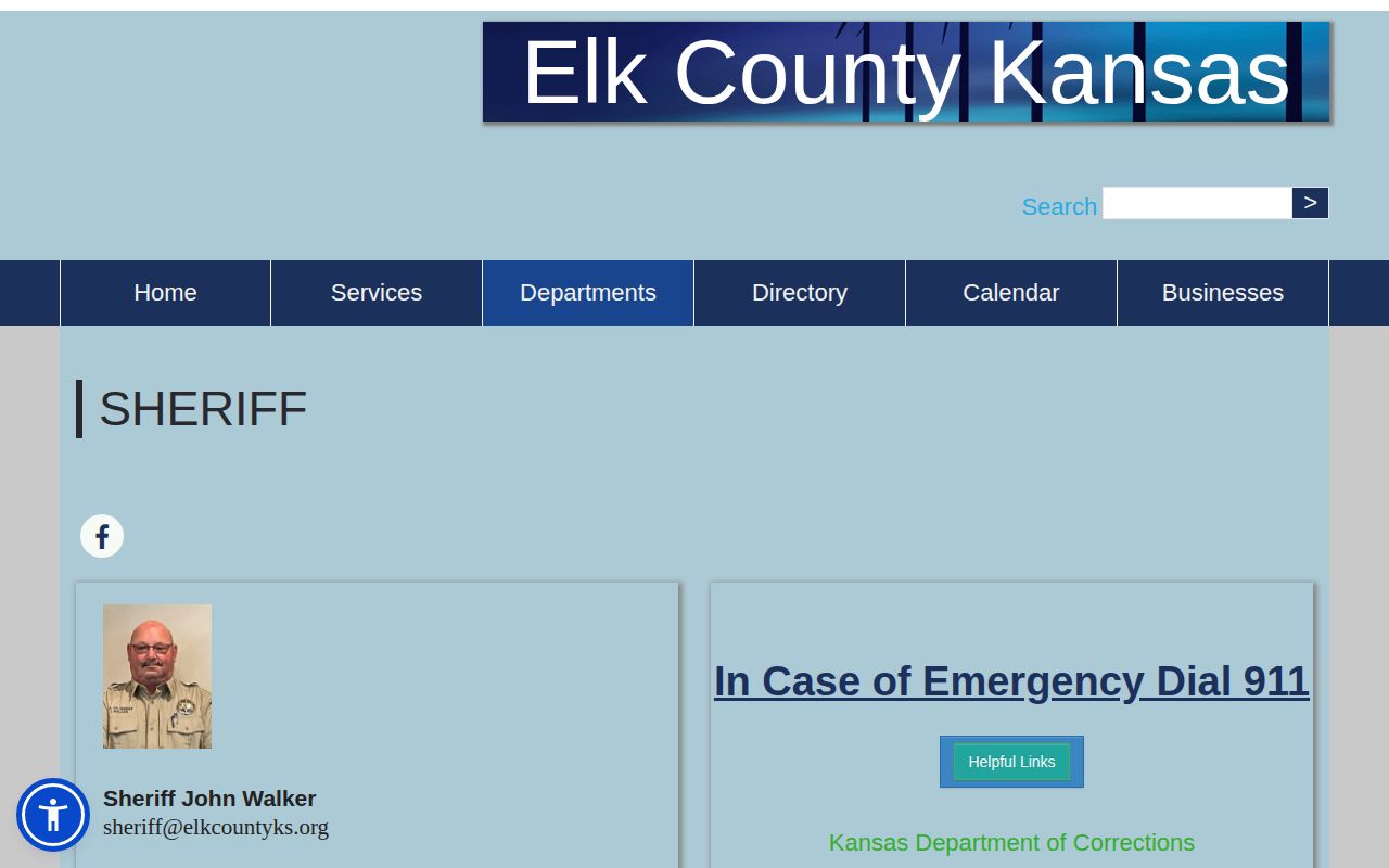 Elk County Jail release records contact and KASPER link